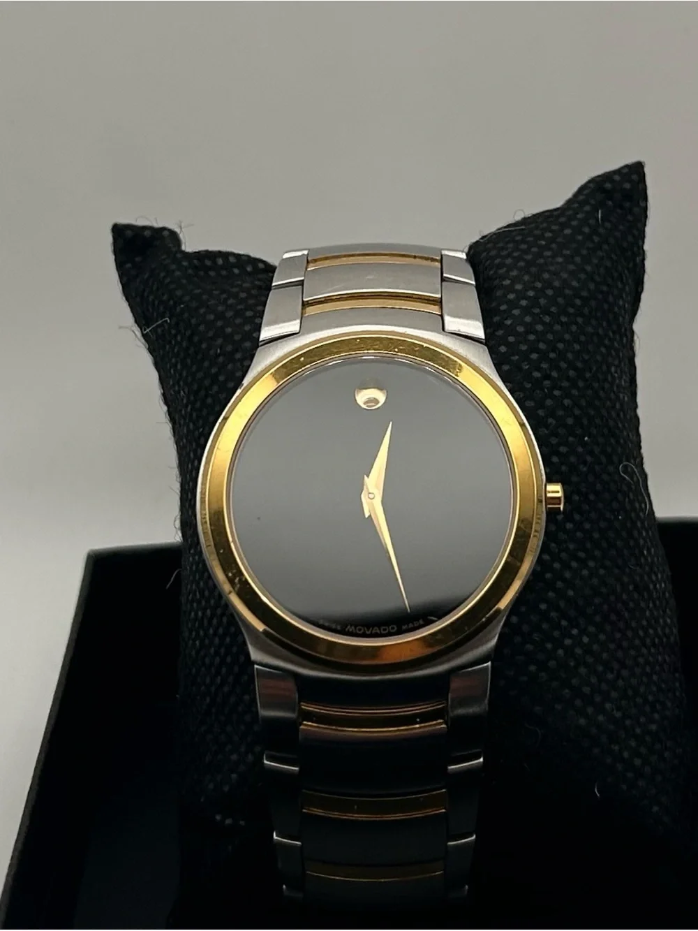 Movado Museum Men’s Two-Tone Gold & Silver Stainless Steel Quartz 34mm Watch